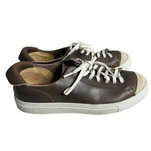 Opie Way Leather Lace Up Sneakers Brown Size 7